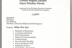 Confirmation Banquet and Service - 05/07/16 and 05/08/16