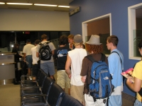 Boarding at RDU for San Antonio