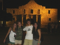 Landis, Erin, Josh & Mikhala at the Alamo