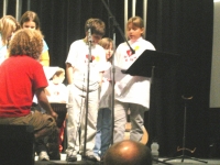 Kevin, Maura & Christine lead prayer