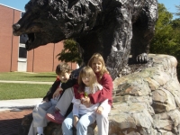 Kevin, Maura, Christine with L-R Bear 2