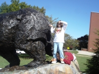 Maura & Christine with L-R Bear Backside