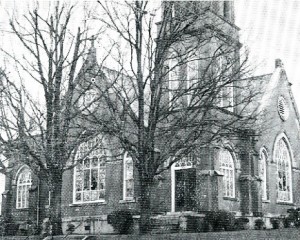 Picture of 3rd Church Building 1909-1962. 