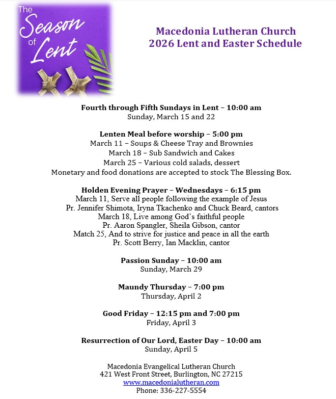 Lent4 – 2026